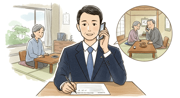 スピード感のある手続き対応 - イラスト