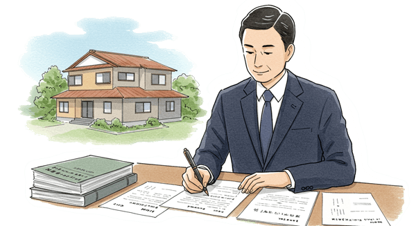 不動産の名義変更(相続登記)に関する専門性 - イラスト